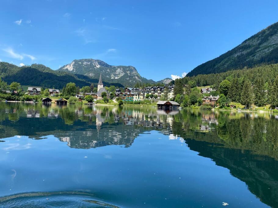 Alpenurlaub II Wohnung Mit Traumausblick Bad Mitterndorf Bagian luar foto